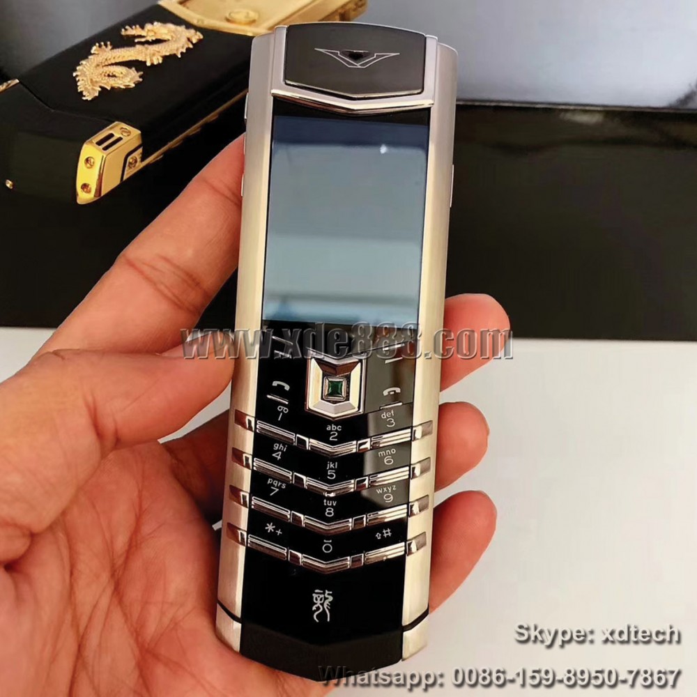 Best Quality Vertu Signature S Clone Dragon Picture Boss Cell Phone