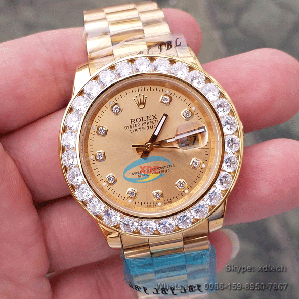 Golden Rolex Watches Luxury Watches Diamond Watches Matching Watches