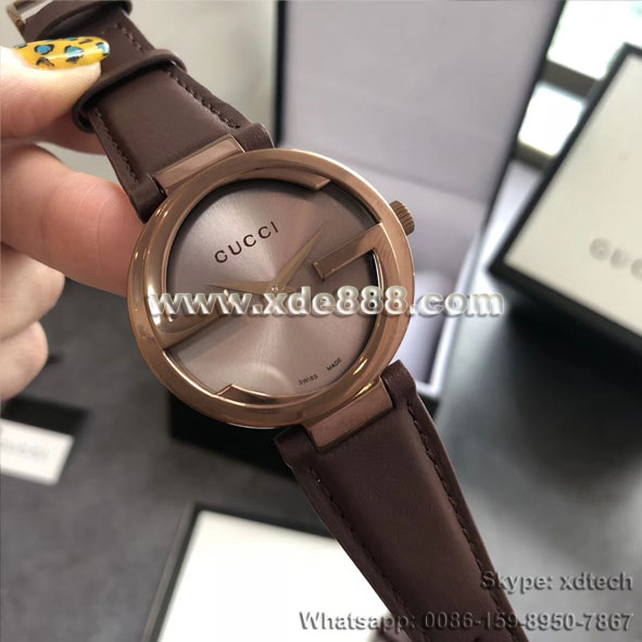 High Quality Gucci Watch Leather or Stainless Steel Belts Lover Gifts