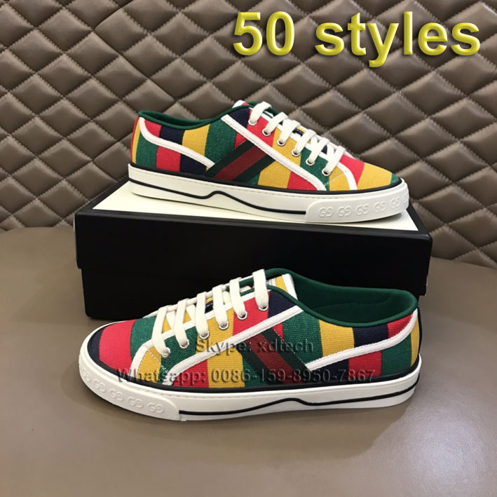 Gucci Sneakers Couple Sneakers with Bee Picture