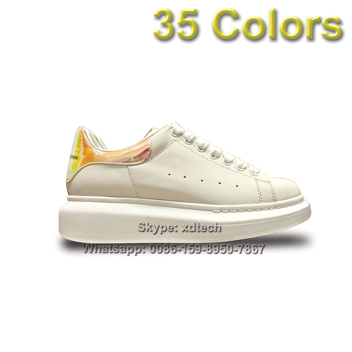 Fashion Alexander McQueen Shoes Gradient Color Shoes