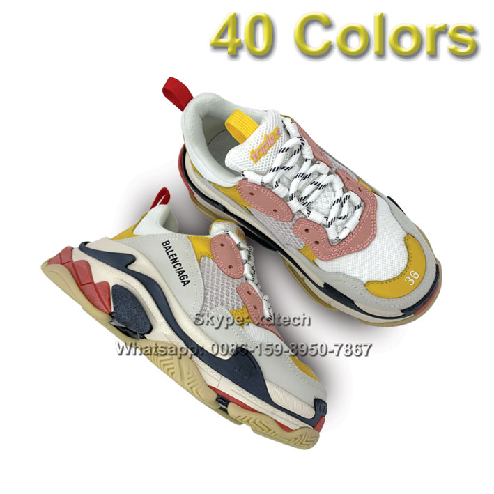 Luxury Balenciaga Shoes Colorful Sneakers